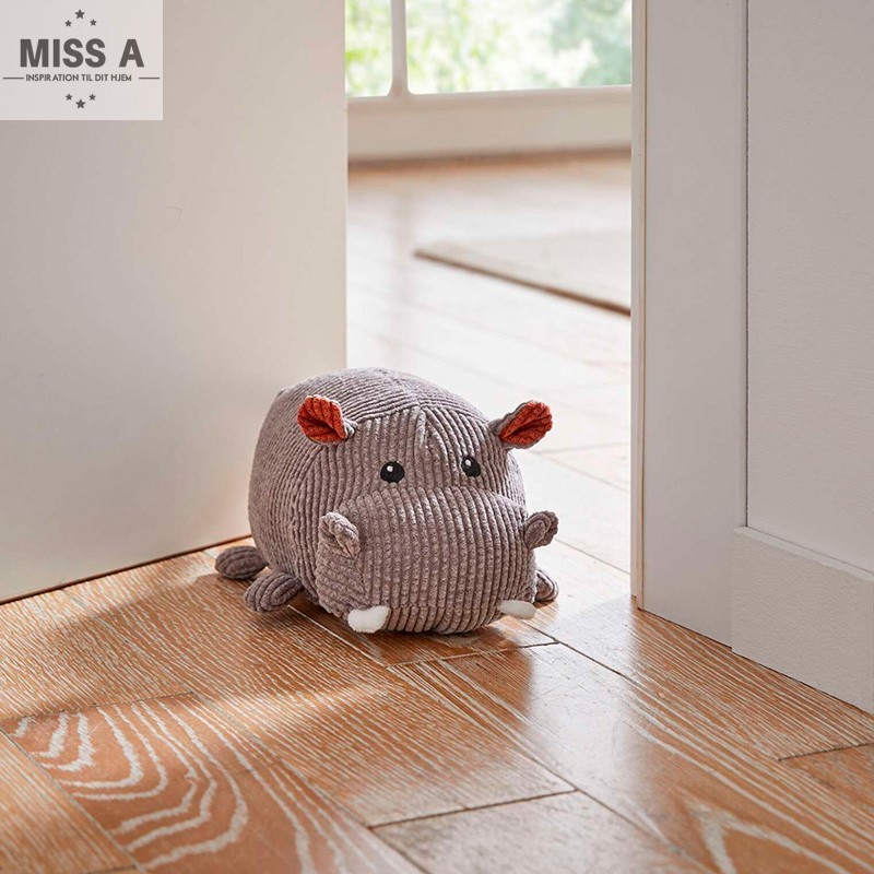 Dørstopper med flodhesten Hippo